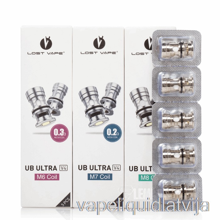 Pazaudētas Vape Ultra Boost Rezerves Spoles [v2] 1.0ohm Mtl Spoles Vape šķidrums